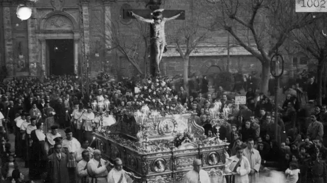 Semana Santa de Zaragoza en los años 40