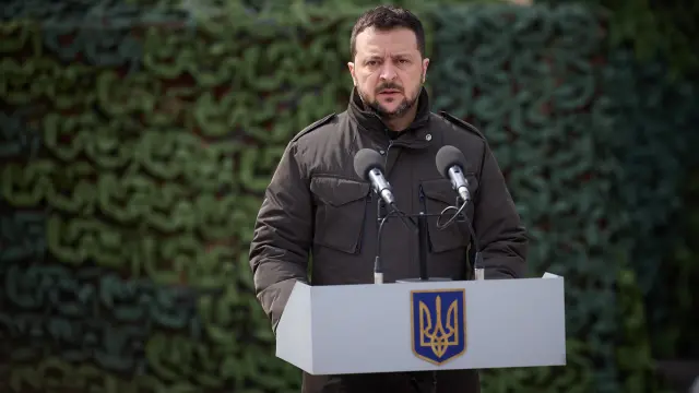 El presidente ucraniano Volodímir Zelenski