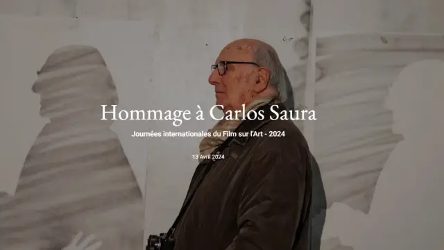El cartel del homenaje a Carlos Saura.
