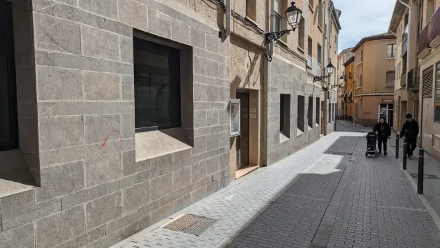 Locales cedidos por el Ministerio de Inclusión, Seguridad Social y Migraciones al Ayuntamiento de Huesca en la calle Heredia.