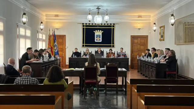 Pleno del Ayuntamiento de Tarazona.