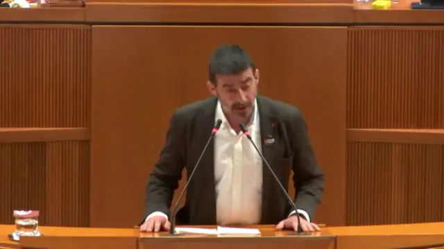 Álvaro Sanz (IU) y Andoni Corrales (Podemos), replican a Daniel Alastuey (PSOE) sobre la muerte de cooperantes en la franja de Gaza