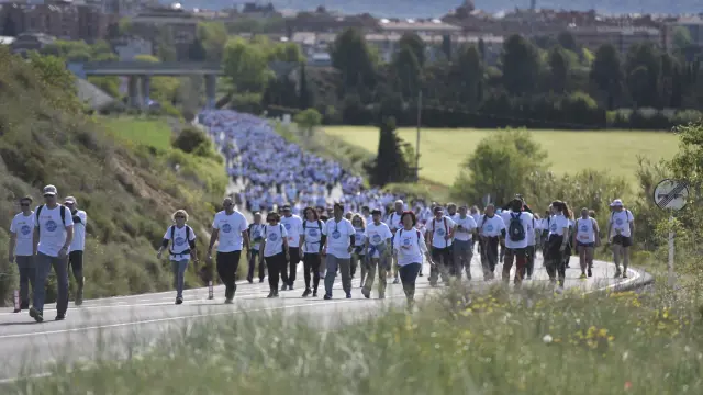 La Marcha Aspace Huesca ha vuelto a batir un nuevo récord en 2024 con 9.895 inscritos.