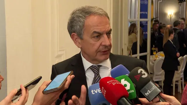 Zapatero destaca que que las movilizaciones propalestinas "han tardado"