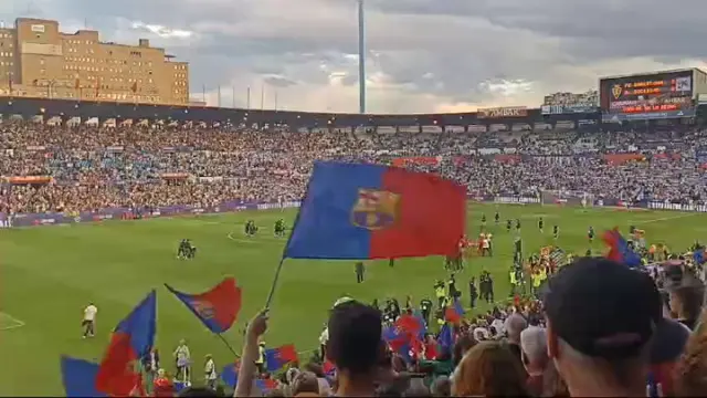 Vídeo: aficionados del Barcelona celebran su triunfo en la Copa de la Reina