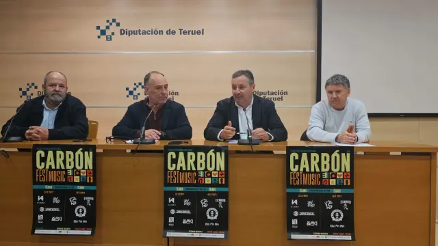 Presentación del Carbón Fest en la Diputación Provincial.