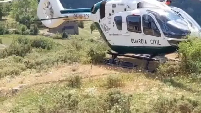 Al parecer, el senderista ha sufrido un infarto en esta zona del Pirineo aragonés.