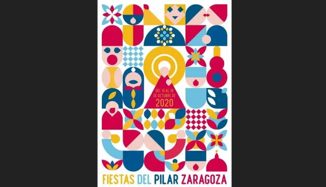 El cartel ganador de las Fiestas del Pilar 2020