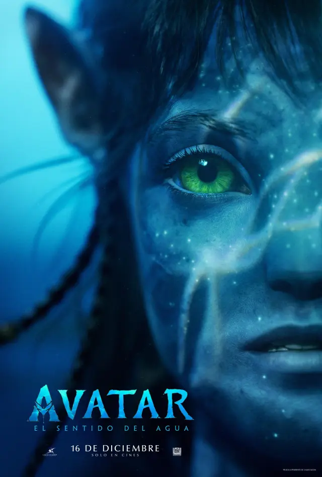 Cartel de la nueva película de 'Avatar'.