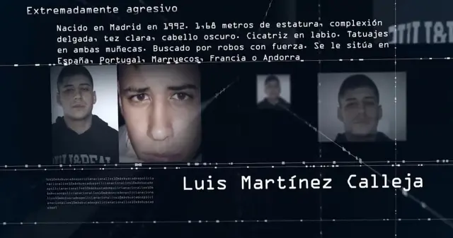 El individuo detenido, Luis Martínez.
