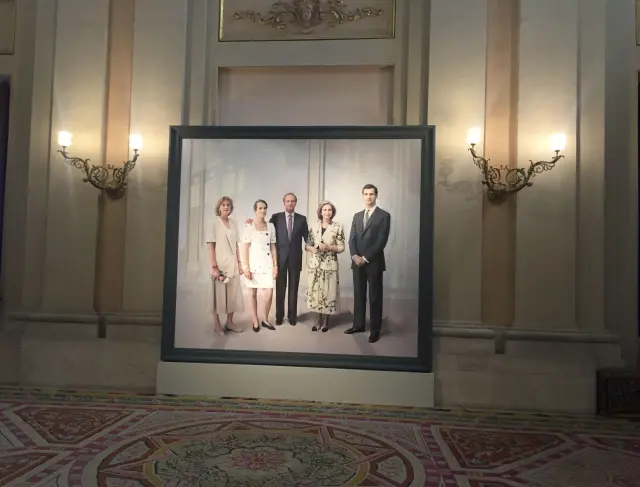 Cuadro 'La Familia de Juan Carlos I' de Antonio López