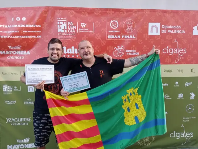 Los representantes aragoneses en el certamen mundial de patatas bravas