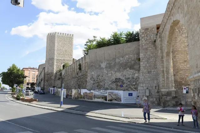 La muralla de Teruel, en una imagen de archivo.