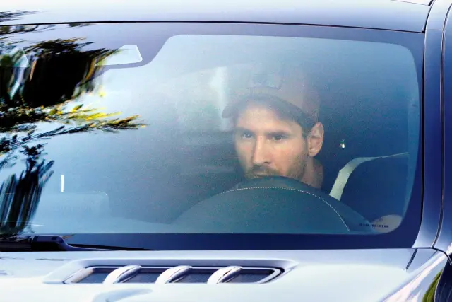 Messi llega a la Ciudad Deportiva para empezar la pretemporada