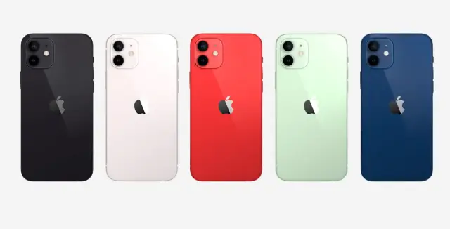 El iPhone 12 estará disponible en distintos colores.