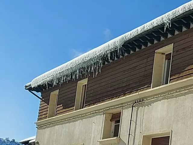 Frío en Sabiñánigo
