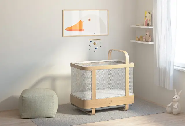 La Cradlewise Smart Crib es una cuna con sensores capaz de mecer sola al niño