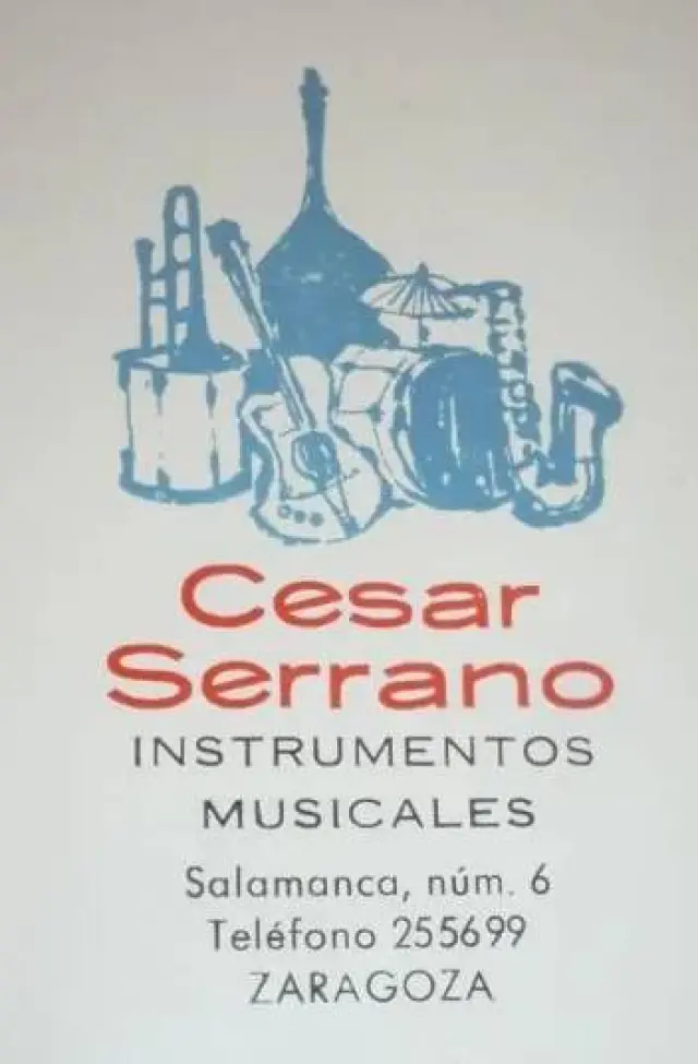 Musical Serrano estuvo ubicada en sus primeros años, en la década de los 60, en la calle de Salamanca