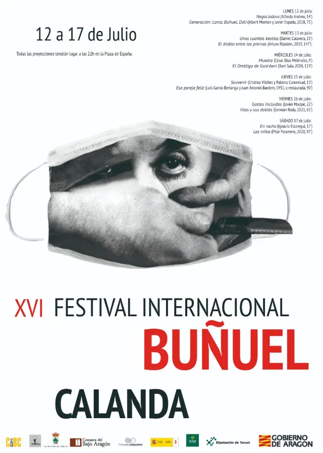 Cartel del Festival Internacional Buñuel Calanda