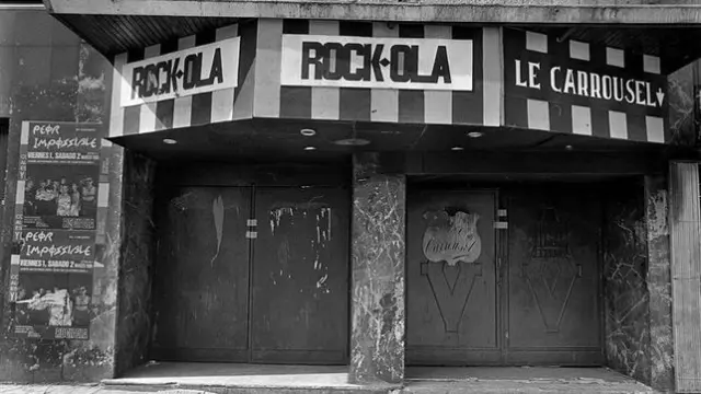 Fachada del Rock-Ola, ubicada en la calle Xifré de Madrid