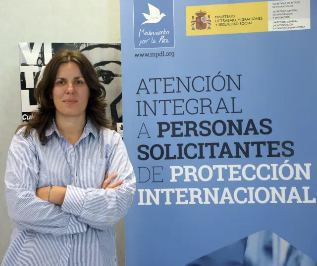 Susana Fernández, coordinadora en Galicia del programa de Protección Internacional de MDLP.