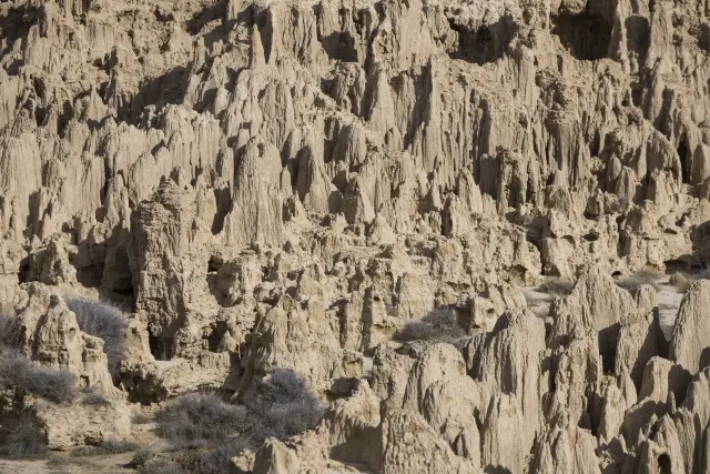 Los Aguarales de Valpalmas, formaciones geológicas situadas en las Cinco Villas.