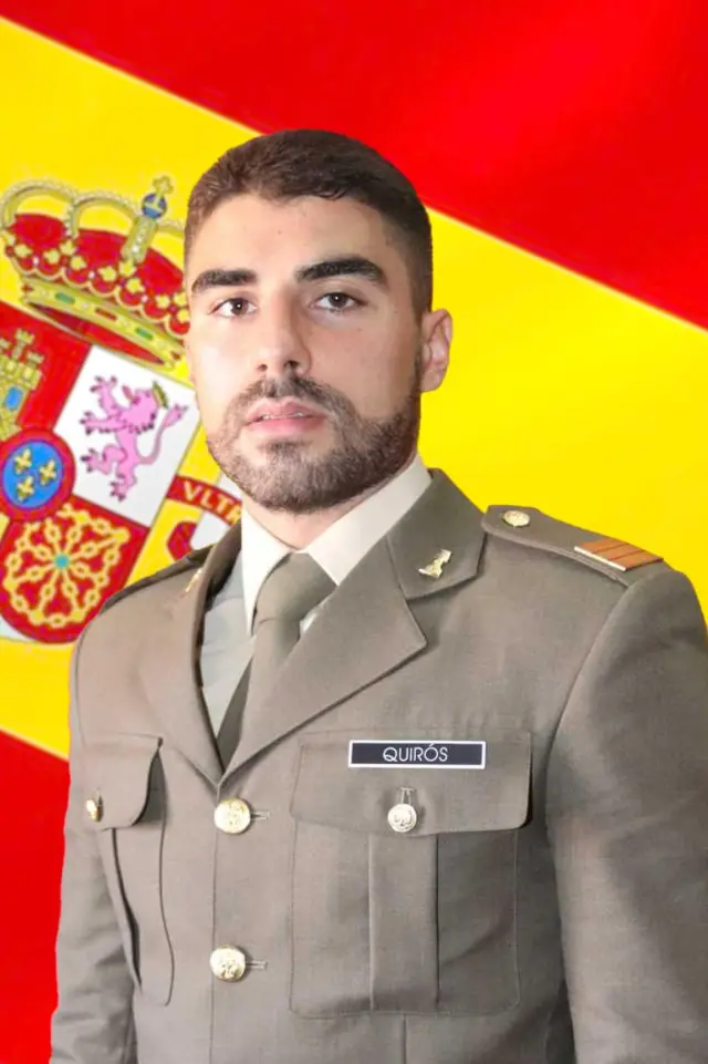 El sargento Mario Quirós Ruiz, fallecido en el embalse de El Grado.