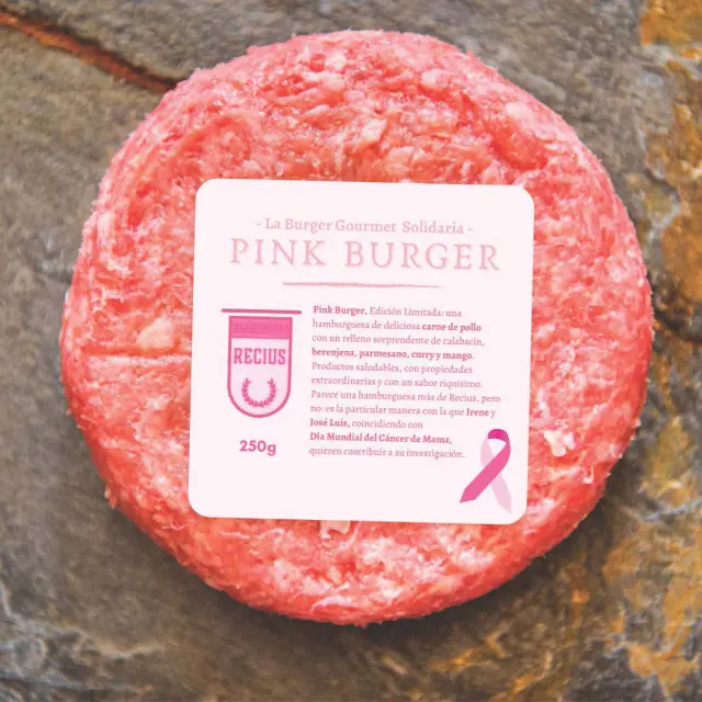 Pink burger