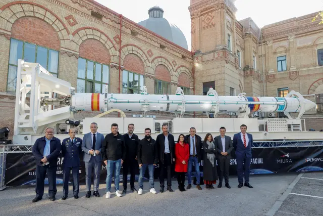 Presentación pública del MIURA 1, el primer cohete espacial español que la empresa PLD Space lanzará en 2022