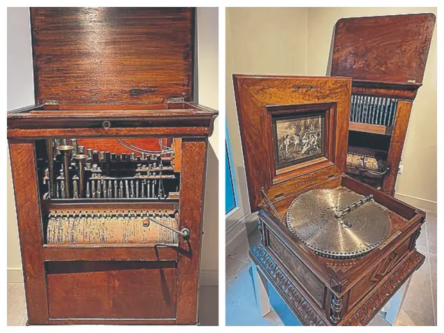 Más maravillas del Museo de Labuerda: örgano de Barbarie y la Caja de Música Suiza de 1890