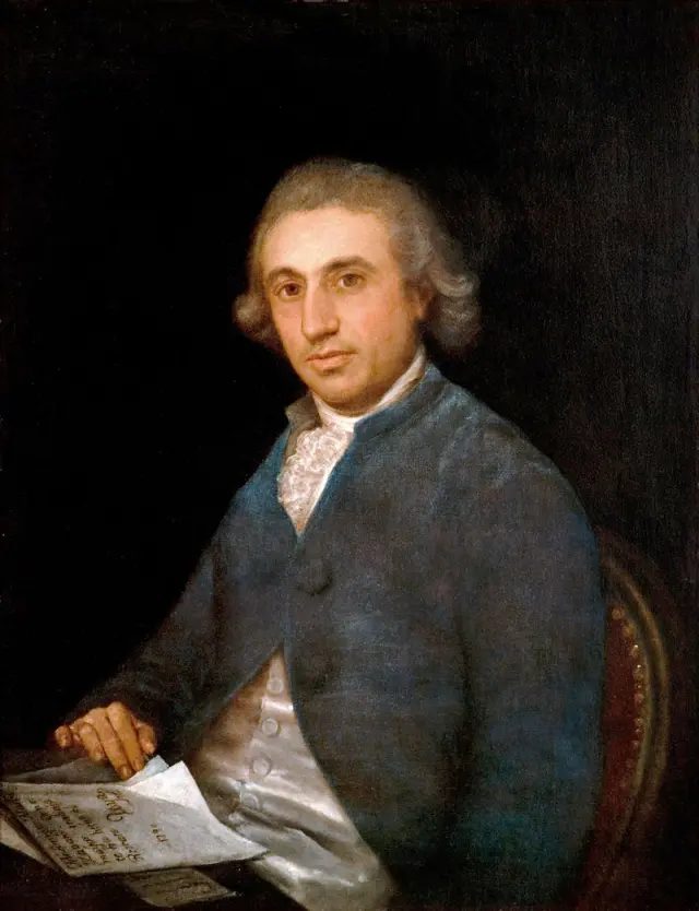 Retrato de Martín Zapater de Goya, que se conserva en Puerto Rico.