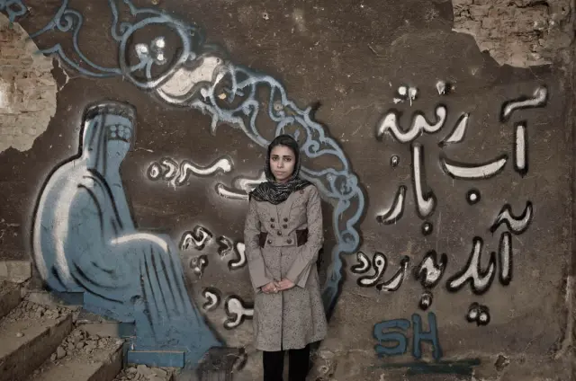 Shamsia Hassani es una de las pocas grafiteras que existen en Afganistán antes de la llegada al poder de los talibanes..