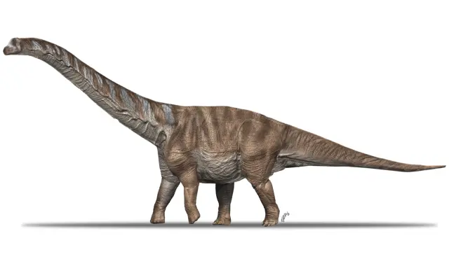Recreación del aspecto en vida de Abditosaurus kuehnei