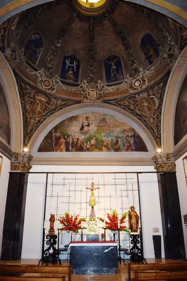 Imagen de la capilla del Santo Cristo de Graus.
