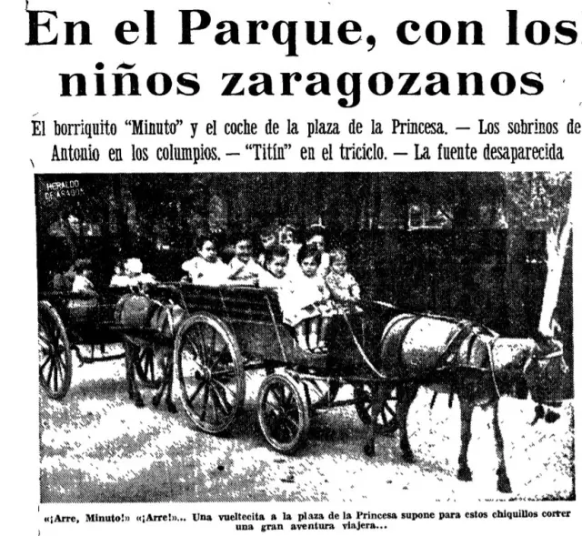 Reportaje de HERALDO sobre el Parque Grande de Zaragoza.