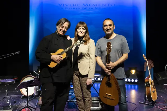 Luis Delgado, María José Hernández y Joaquín Pardinilla.