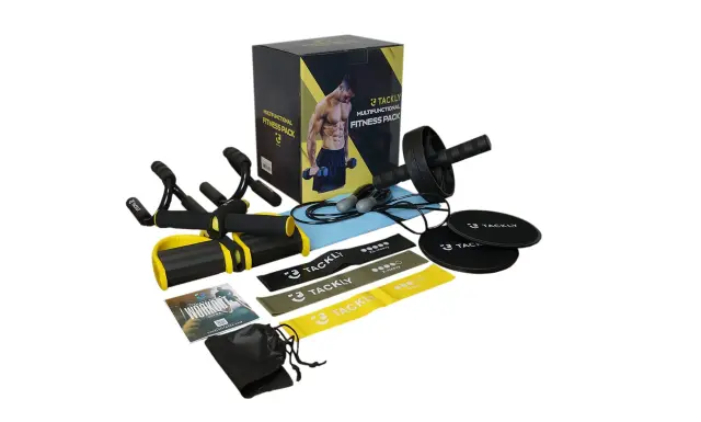Este kit tiene siete herramientas 'fitness'.