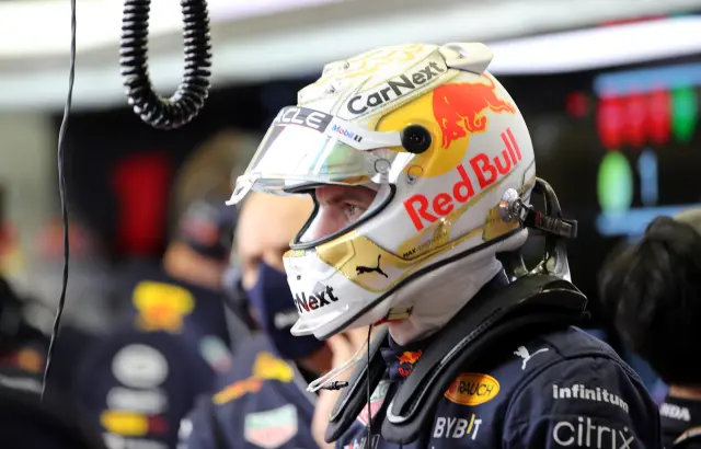 El piloto Max Verstappen (Red Bull) en los entrenamientos de Barein.