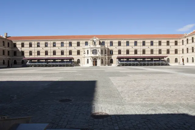 Patio de la Academia General Militar de Zaragoza.