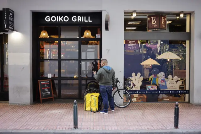 Exterior de la hamburguesería Goiko, en la calle San Miguel.