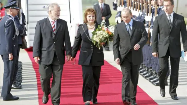 Vladímir Putin y su exmujer, Lyudmila Putina, en 2007.