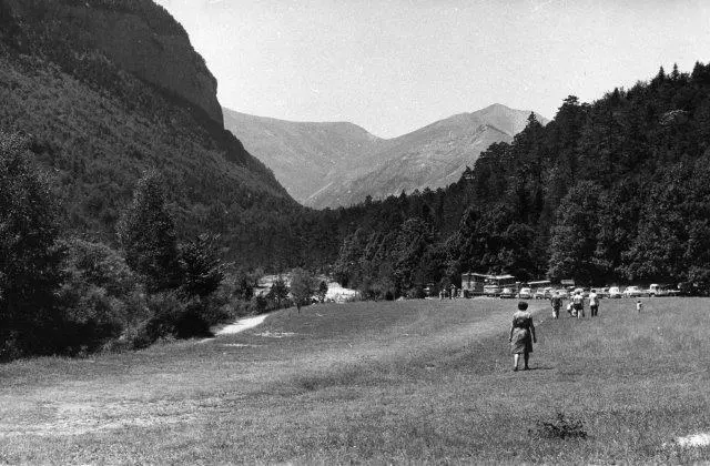 Foto histórica del Parque Nacional de Ordesa.