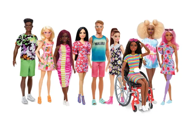 Alguna de las muñecas de la colección Barbie Fashionistas.