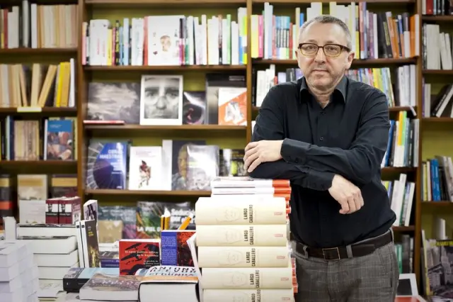 Paco Goyanes es un asiduo de la Feria del Libro de Fráncfort.