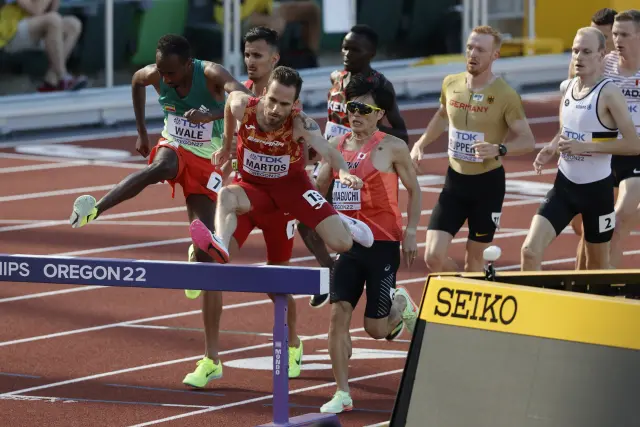 Campeonatos del Mundo de atletismo en Eugene: Sebastián Martos, 3.000 obstáculos