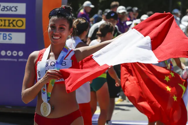 Campeonatos del Mundo de atletismo en Eugene: Kimberly García, oro para Perú en los 20 km marcha
