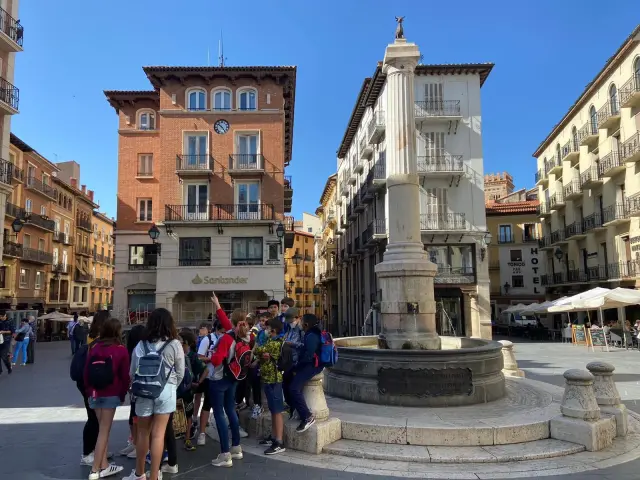 La plaza del Torico es uno de los imprescindibles en las visitar que ofrece Marta de Teruel.