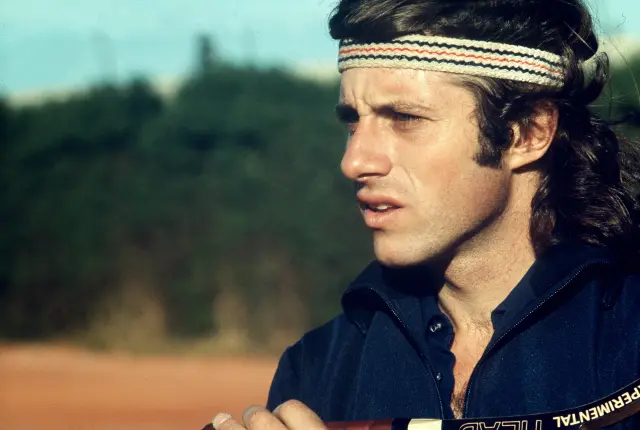 El tenista argentino Guillermo Vilas, 'Willy', en 1975.