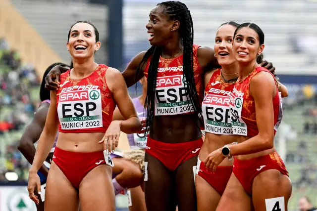 Sonia Molina-Prados, Jaël-Sakura Bestué, Paula Sevilla y Maribel Pérez han representado a España en los 4x400 europeos.