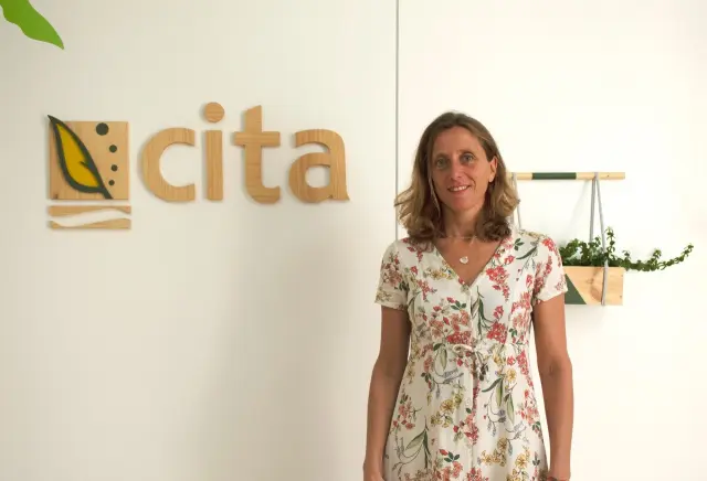 Lucía Soriano, primera mujer que dirige el CITA, en las instalaciones del centro de investigación.
